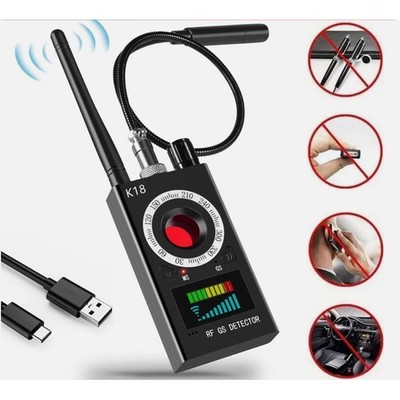 K18 Anti Spy Hidden Camera Detector RF Audio Bug Detector Hidden Device Detector