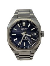 Seiko Astron Solar Watch Analog Stainless Steel Black Used
