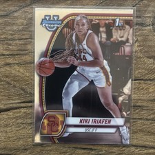 2024-25 Bowman University Chrome Kiki Iriafen #47 (RC) USC Washington Mystics