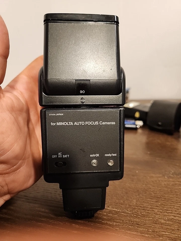 Sunpak Auto 433AF Thyristor Shoe Mount Flash for NIKON AF Cameras UNTESTED - Image 3 of 4