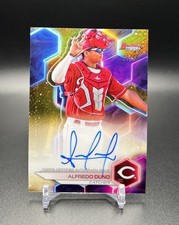 2023 Bowman’s Best ALFREDO DUNO AUTO /50 Gold Refractor B23-AD Cincinnati Reds