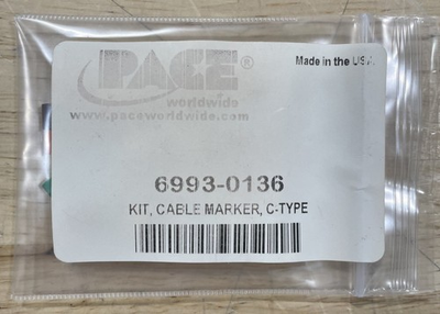 #ad #ad Pace 6993 0136 P1 Cable Marker Kit C Type Colored Tabs For Hose Cord P1 A93 $25.00
