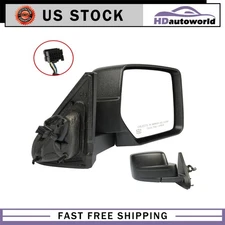 For 2007-2018 JEEP PATRIOT RH Side Black Foldaway Power Heated Mirror Wholesale