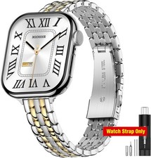 Slim Metal Strap Compatible with Apple Watch Series 3 42mm