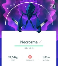 Pok mon Go-Shiny Necrozma -TRADE-Trade Registered Or 30 Days 