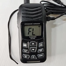 Standard Horizon HX300 Floating Handheld VHF FM Marine Transceiver (Bad Battery)