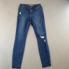 Rewash Jeans Womens Sz 5/27 Med Wash Normcore Stretch Mat. Cute Trendy Stylish