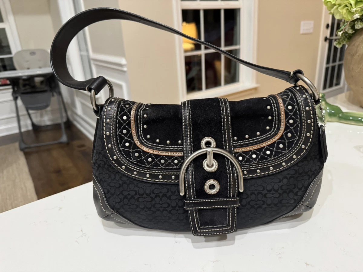 バッグ COACH Signature one-shoulder bag studs Coach Studded Bags & Handbags for Women for sale | eBay