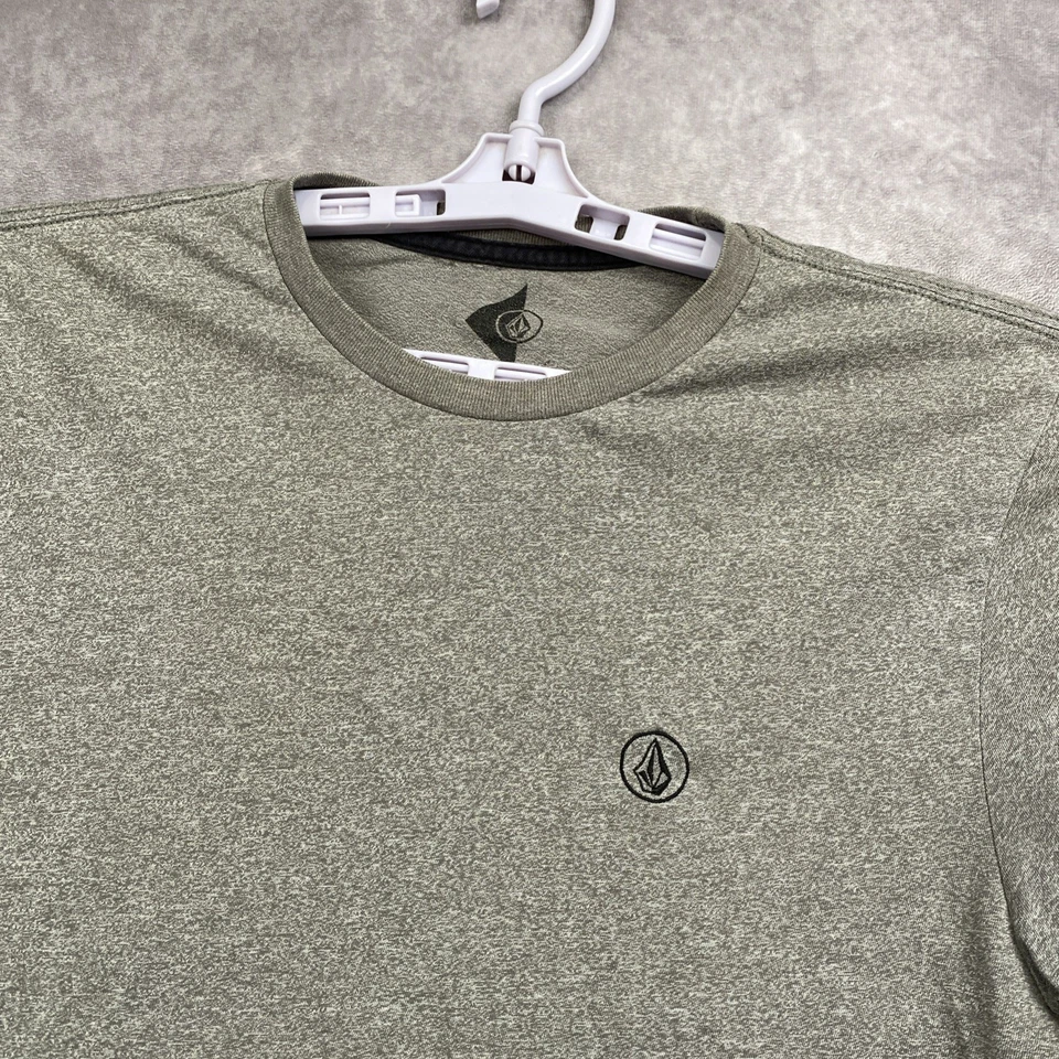 Volcom T-Shirt Mens Medium Gray Short Sleeve Logo Skater Casual Outdoors - Image 4 of 4