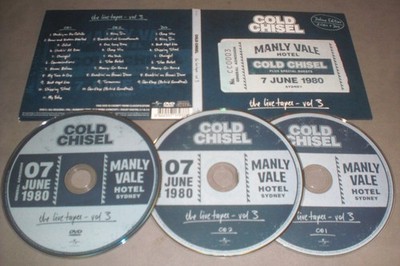 Cold Chisel - The Live Tapes Vol.3  2 CD & DVD Set