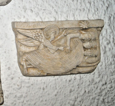 Kapitell: Der Traum der Könige, Kathedrale St. Lazara in Autun (Steingut,Replik)
