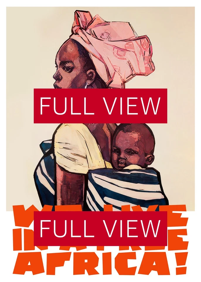 We Live in Free Africa Poster, 1964 Soviet poster — Anti Colonial USSR print - Image 4 of 4