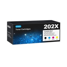 202X Toner Cartridge MFP M281fdw M281cdw CF500X 202A High Yield Compatible fo...