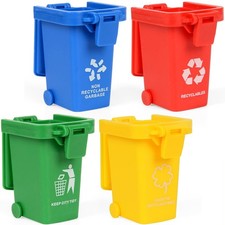 Trash Can ToyGarbage Trucks Trash Cans Mini Curbside Vehicle Garbage Bin