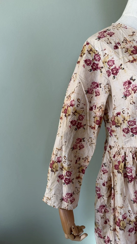 Ewa i Walla Women's Tunic Elina Flower Print Cotton Dress Size S 44888 SS23 - Image 2 of 4