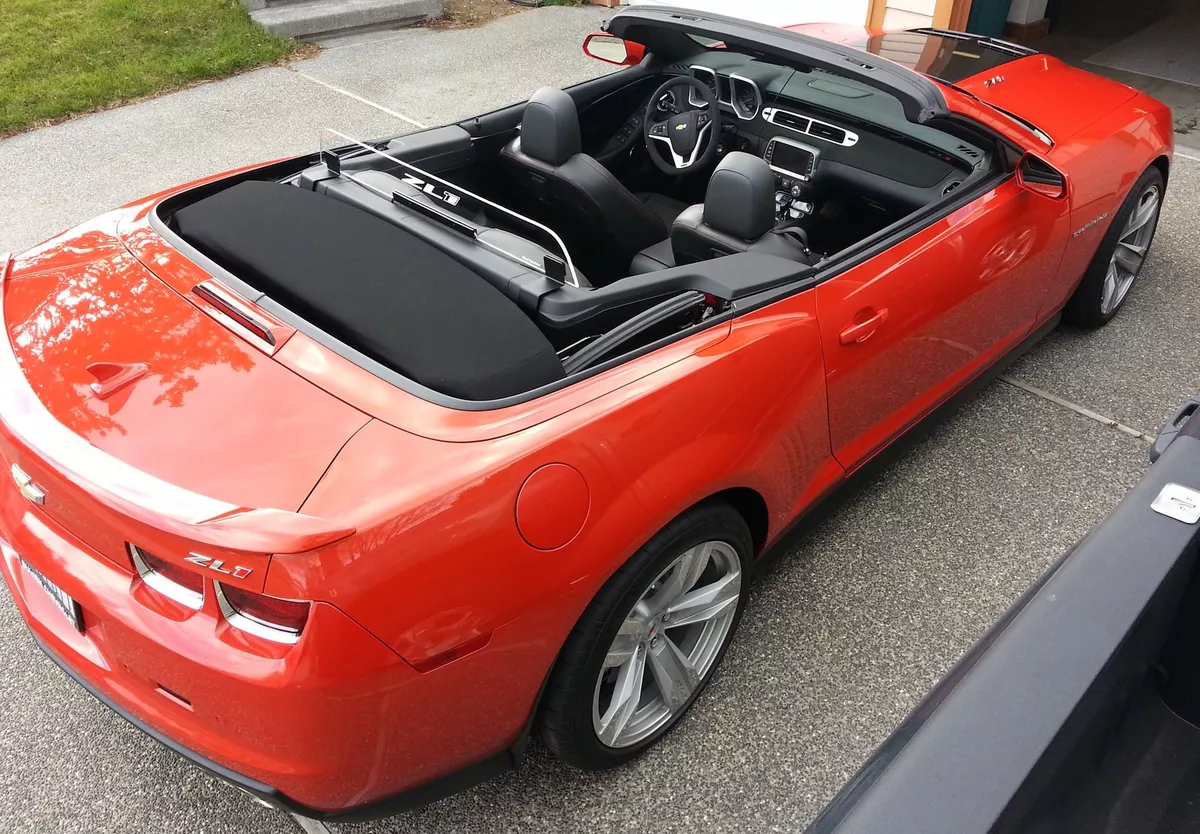 Camaro convertible accessories deals