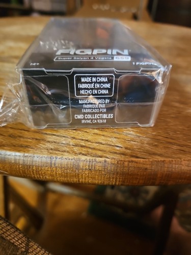 FIGPIN DRAGON BALL GT SUPER SAIYAN 4 VEGETA SEALED 659 IN HAND - Picture 5 of 5