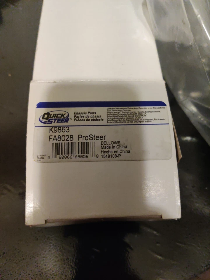 Kit de fuelle de cremallera y piñón K9863 para Honda Prelude Isuzu Oasis Foto 2 de 4