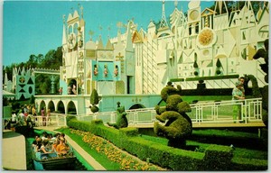 Disneyland California Postcard It S A Small World Ride View Unused C1960s Ebay