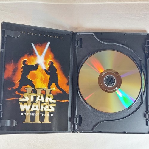 Star Wars Prequel Trilogy DVD Episodes 1(wide), 2(full) & 3(wide) 2-Discs Each - Picture 13 of 14
