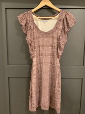 Do & Be Purple Lace Bodycon Mini Dress Size Medium Pre Owned