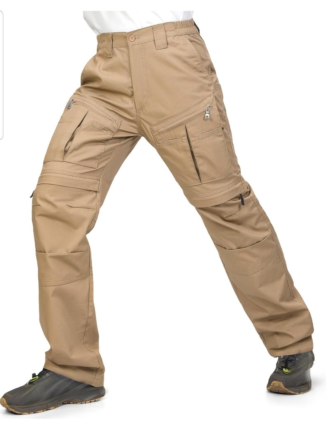 Work Trousers Men Multi Pocket Mens Cargo Trousers for Outdoor Cargo Tactical