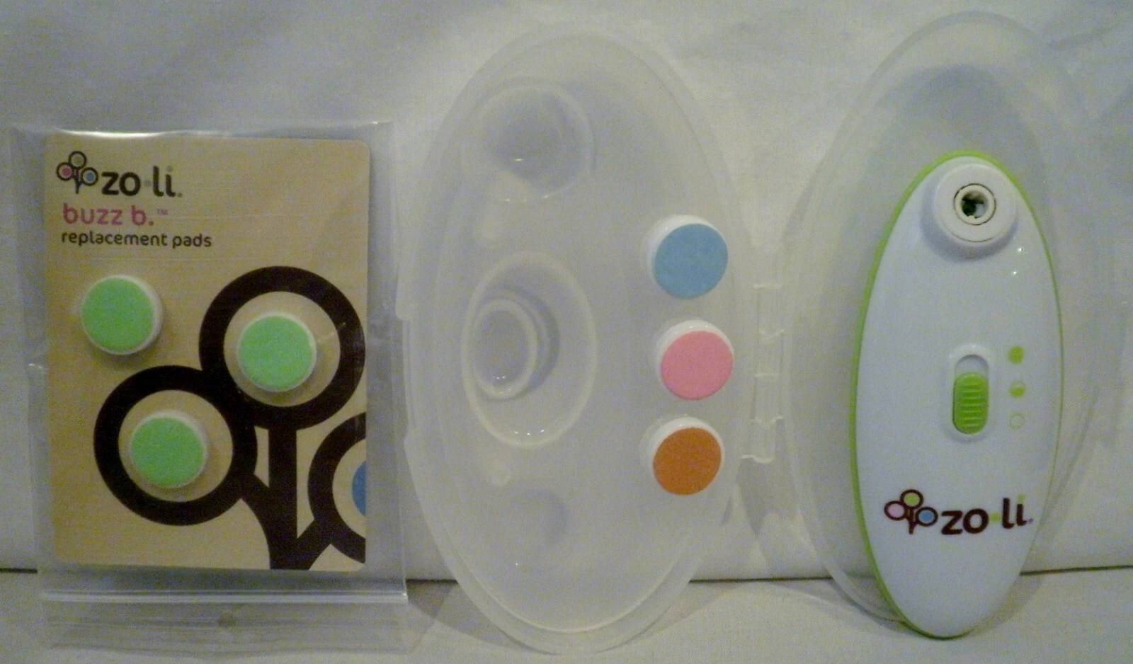 ZoLi Buzz B Baby Nail Trimmer Nail File With 3 New Green Replacement Pads
Opens in a new window or t
