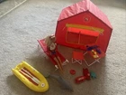 Vintage 1990s BARBIE Baywatch Lifeguard  Rescue Station Including Barbie Doll.