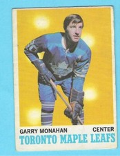 1970-71 OPC 112 Garry Monahan Toronto Maple Leafs! EX!   *SET BREAK*