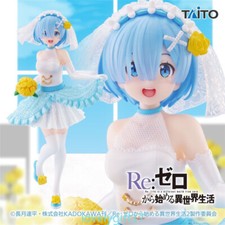 re:zero rem Ram Figura Cosplay PVC Modelo Estatua Muñeca Sin Caja 20cm