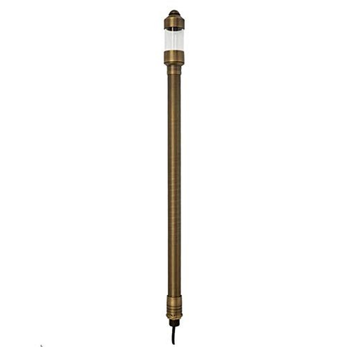VOLT Parasol 12V Brass Path Light (25" Tall, 7" Shade) for Low Voltage Landsc... - Picture 4 of 8