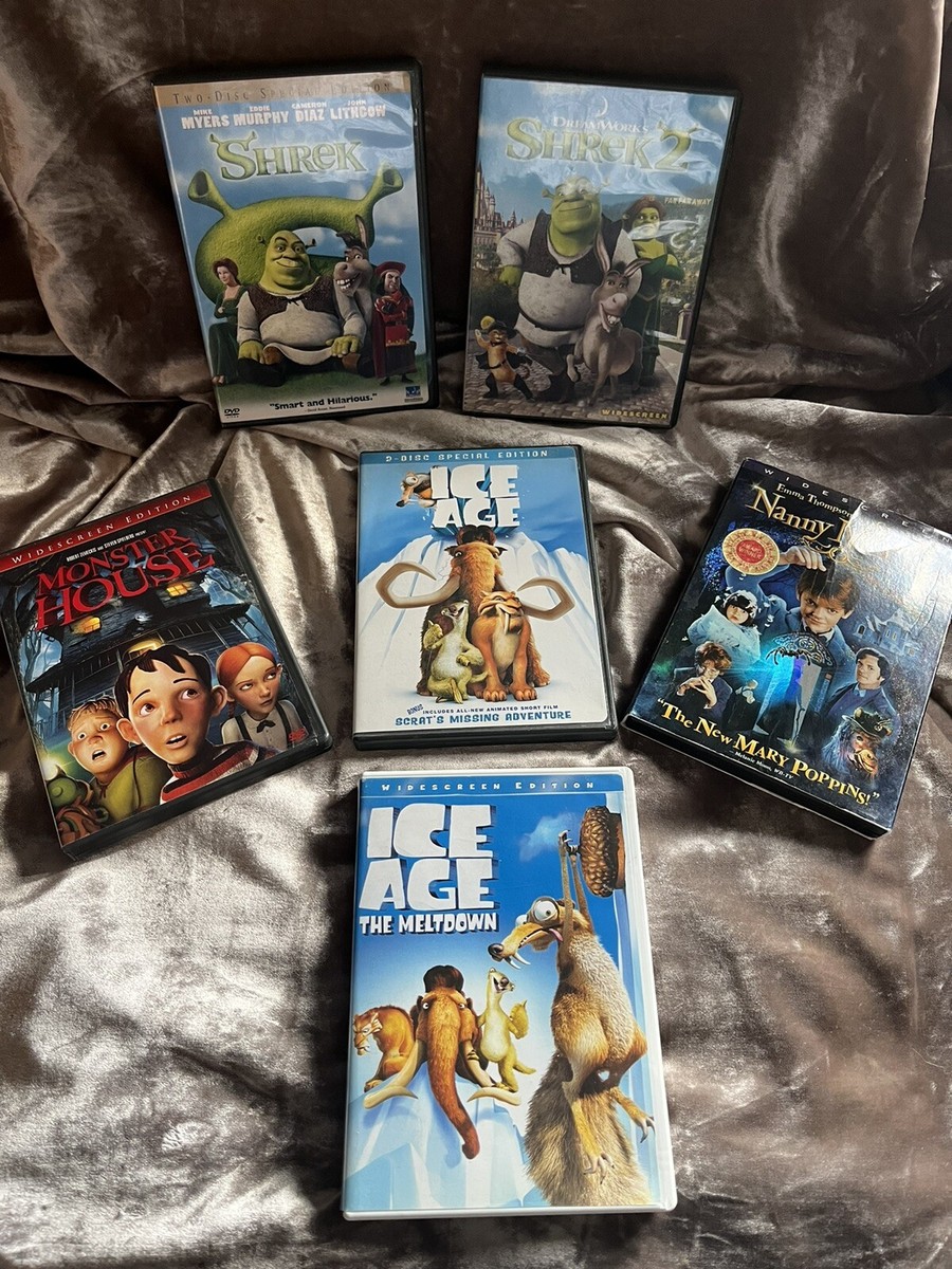 Disney - 心、DVD Walt Disney 6 DVD Bundle of Various Characters Animated