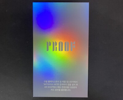 BTS-PROOF COLLECTOR'S EDITION AR CARD JUNGKOOK | eBay