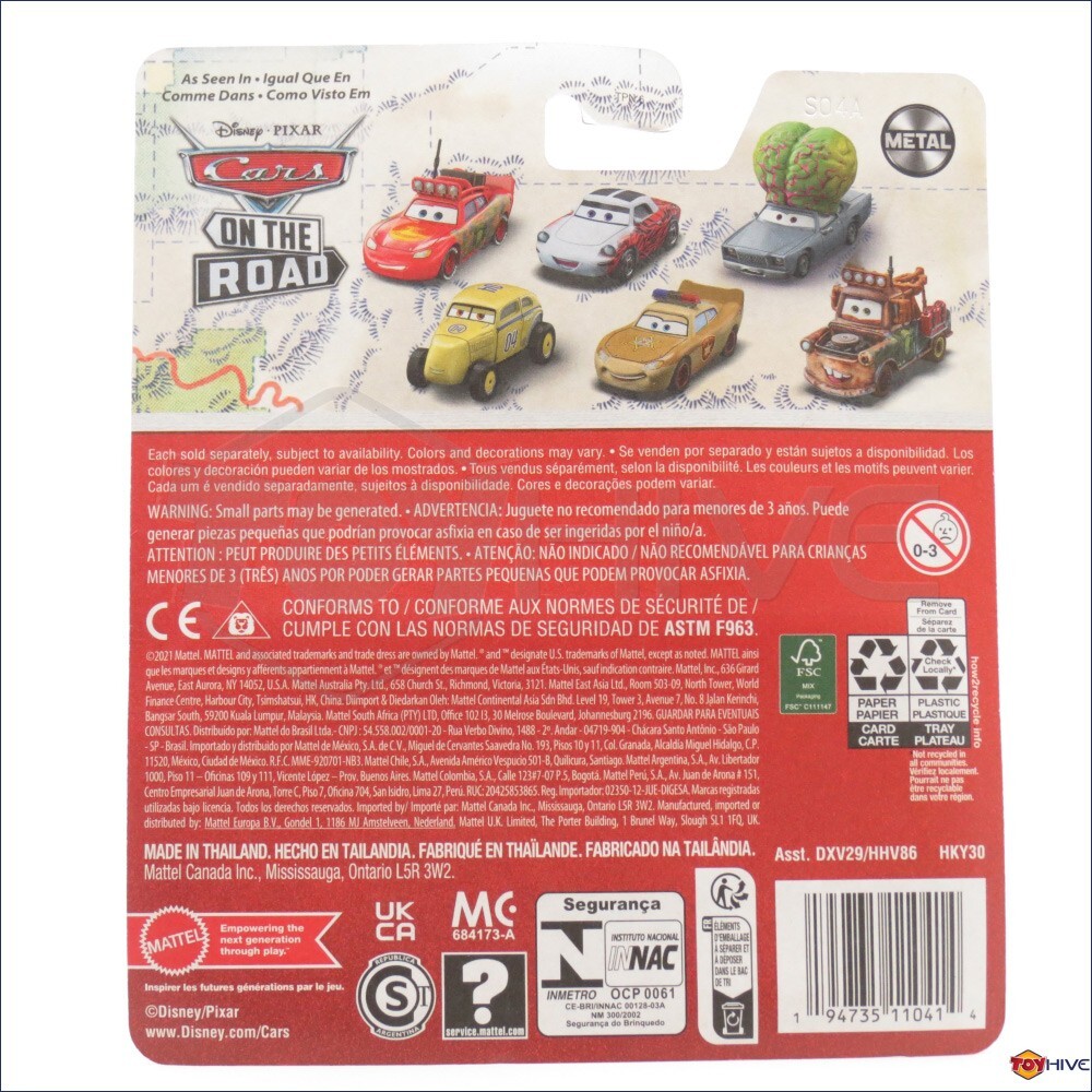 Disney Pixar Cars On the Road Claire Gunz'er Metal series