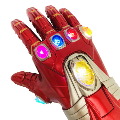 Iron Man Infinity War Gauntlet Glove Costume - LED Light-Up Infinity Stones, 1:1 Scale Cosplay