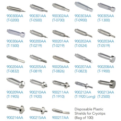 Wallach Reusable Stainless Steel Autoclavable Cryosurgical Tips for LL100/LLCO2