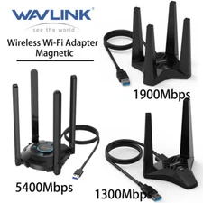 WAVLINK WIFI6 Wireless Adapter USB 3.0 WIFI Dongles for PC Desktop Network Card