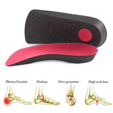 Men Women Insoles Orthotic Sports Insert EVA Shoe Pads Arch Support Heel Cushion