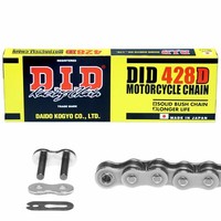 Kette DID 428 D 130 Glieder Offen Clipschloß Stahl Antriebskette Motorradkette
