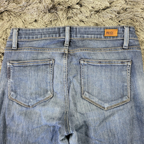 Paige Verdugo Ankle Denim Jeans Damen 28 blau Baumwolle Stretch 5-Pockets Zip-Fly - Bild 18 von 20