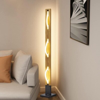 Curvy Design LED Stehlampe, moderner Stil kreative einzigartige Eckstehleuchten, Stil