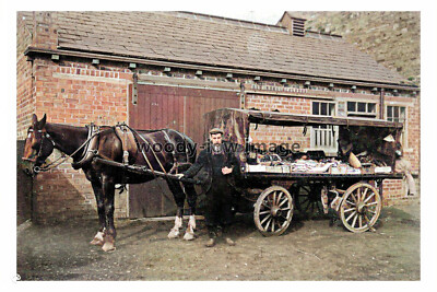 ptc2157 - Yorks. - Percy Turner Lieferungen mit Pferd & Wagen in Elland - Druck 6x4