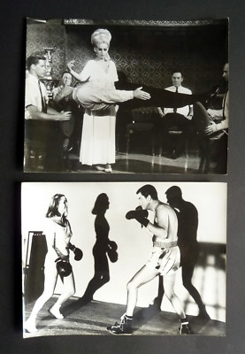 SCHEIDUNG AUF AMERIKANISCH * 2 PRESSEFOTOS 18x24cm Photos ´67 SIMMONS, REYNOLDS