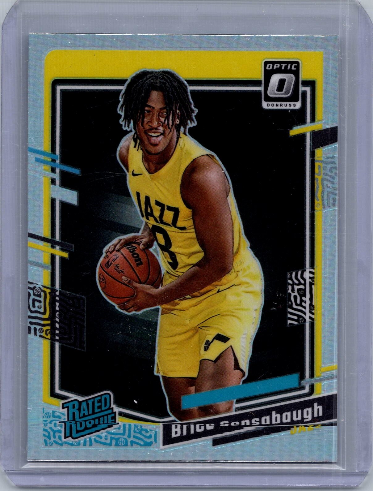 2023-24 Donruss Optic Rated Rookie Holo Prizm #209 Brice Sensabaugh - Jazz