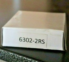 2 PC, 6302-2RS Premium Rubber Sealed Ball Bearing, 15x42x13, 6302RS