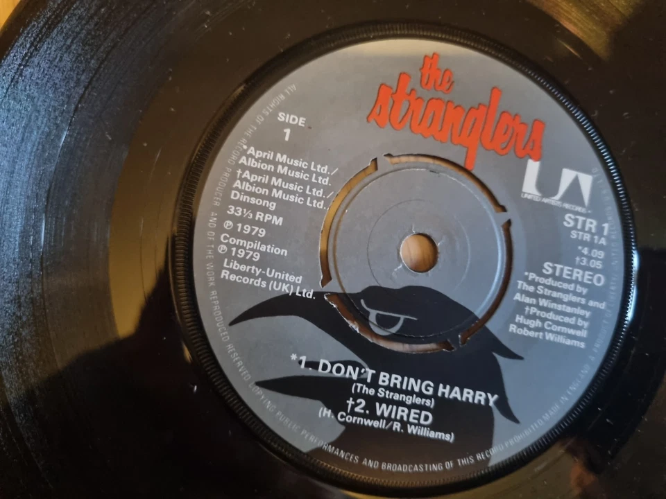 THE STRANGLERS - Don't Bring Harry 1979 7" EP First UK Pressing EX/EX Condition - Изображение 4 из 4
