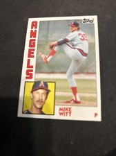 1984 Topps Baseball Card #499 Mike Witt California Angels NMMT Free Shipping!