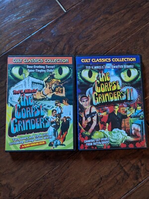 DVD Horror Lot The Corpse Grinders 1 + 2 Cult Horror