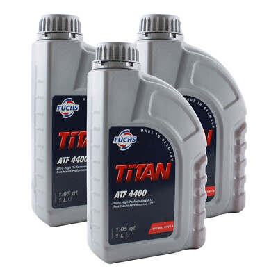 Fuchs 3 Liter TITAN ATF 4400 Auto Trans Fluid 3 x 1L for Audi BMW Jaguar LR VW