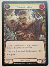 Flesh And Blood Welcome to Rathe Primeval Bellow (Yellow) WTR036 Unlimited NM/M